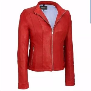 Black Rivet Leather Jacket